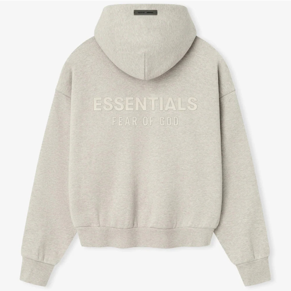 Essentials SS25 Classic Fleece Hoodie - Heather Stone