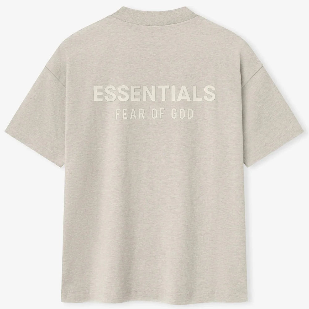 Essentials SS25 T-Shirt - Heather Stone