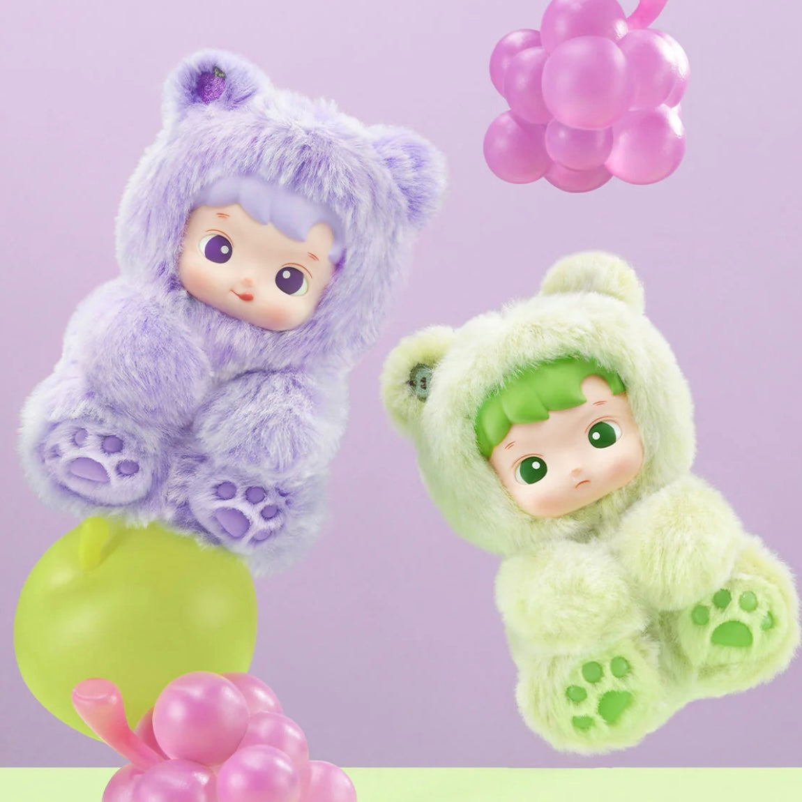 Pop Mart Hacipupu Gummy Bear Series-Vinyl Plush Pendant Blind Box