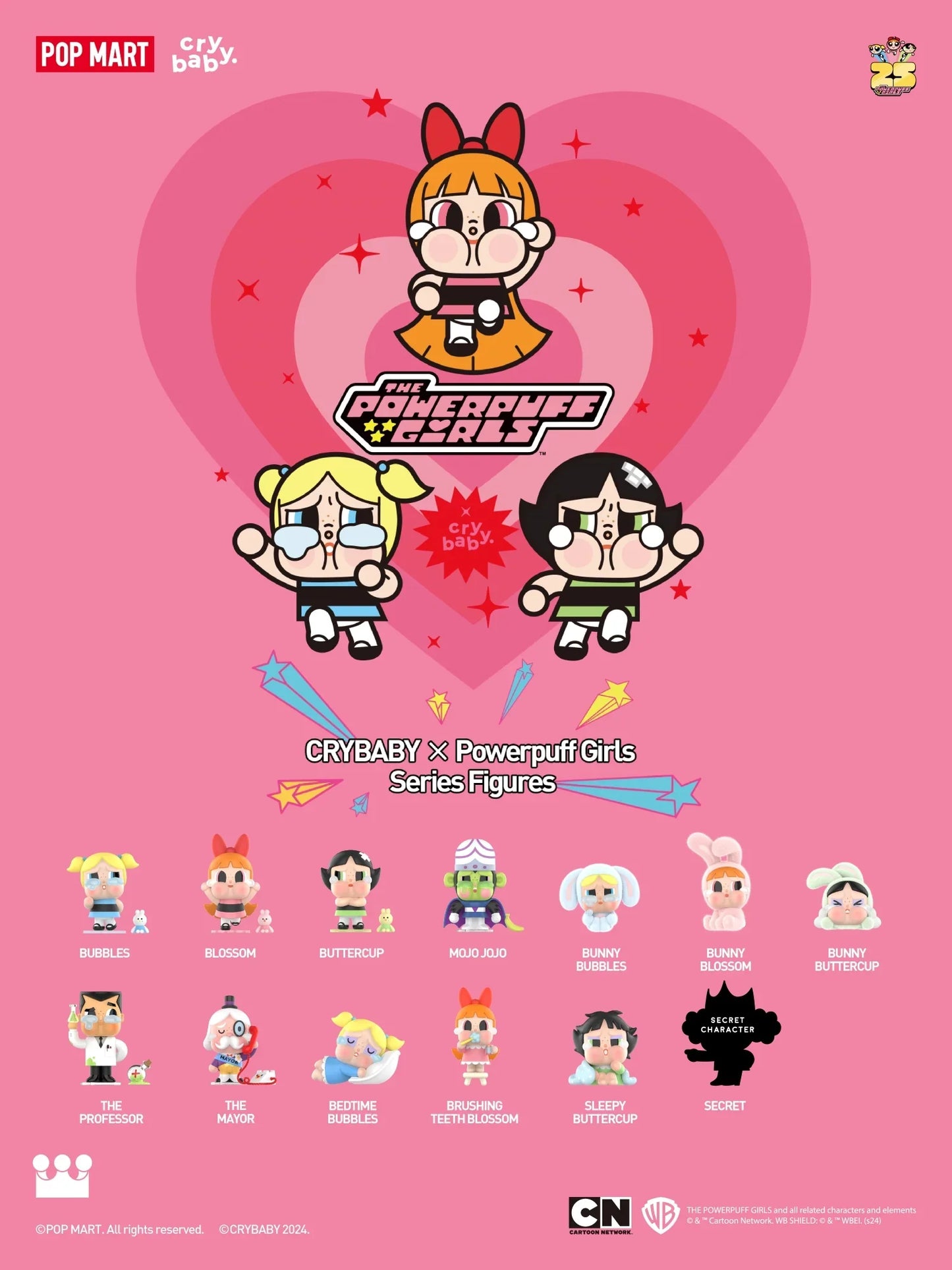 Pop Mart x Crybaby The Powerpuff Girls Series Blind Box