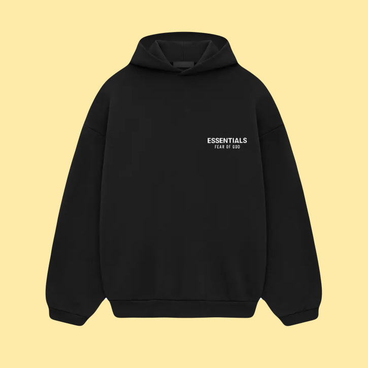 Essentials Fleece Hoodie FW24 - Black