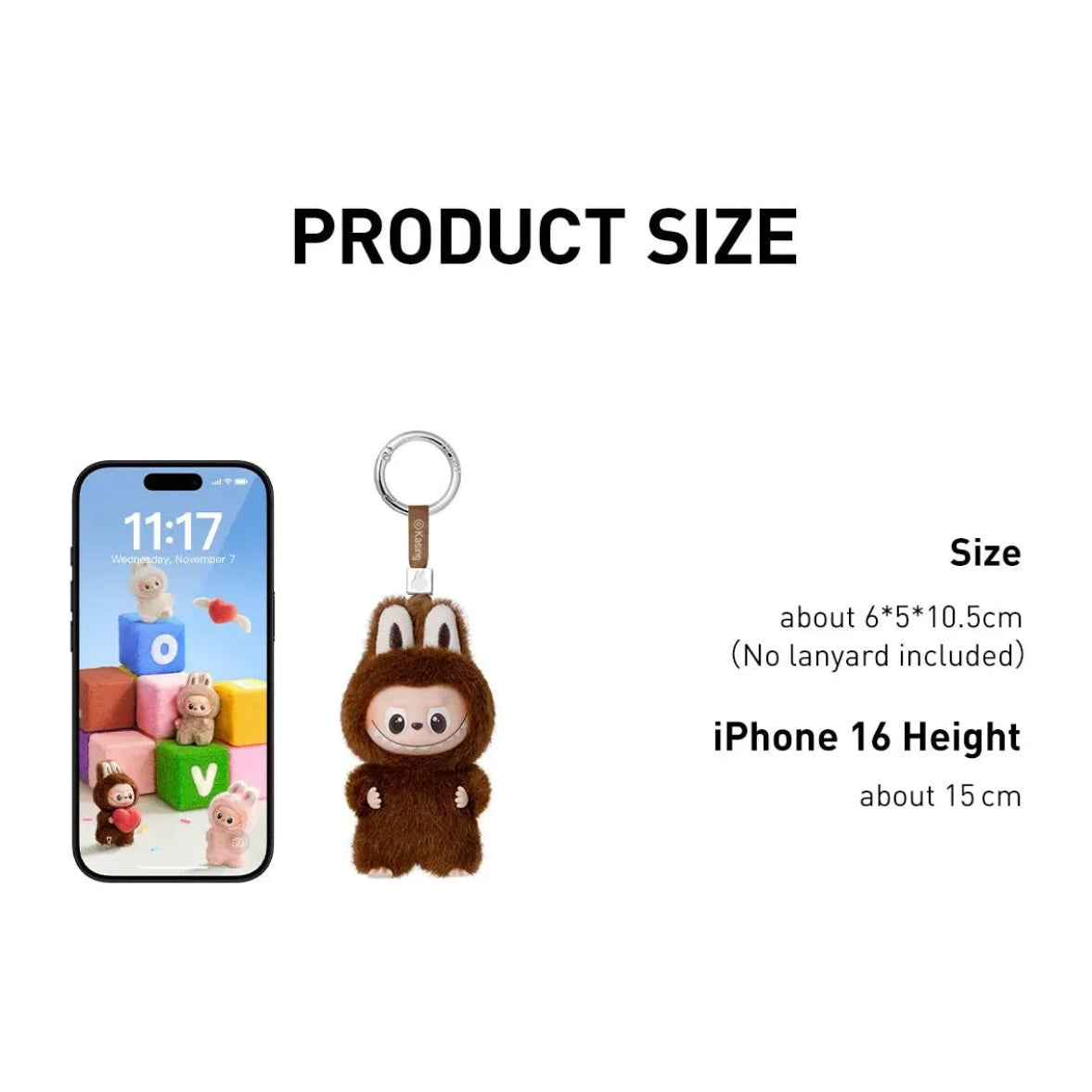 Pop Mart The Monsters Labubu Pin for Love Series Vinyl Plush Pendant (A-M) Sealed Case (14 Blind Box)