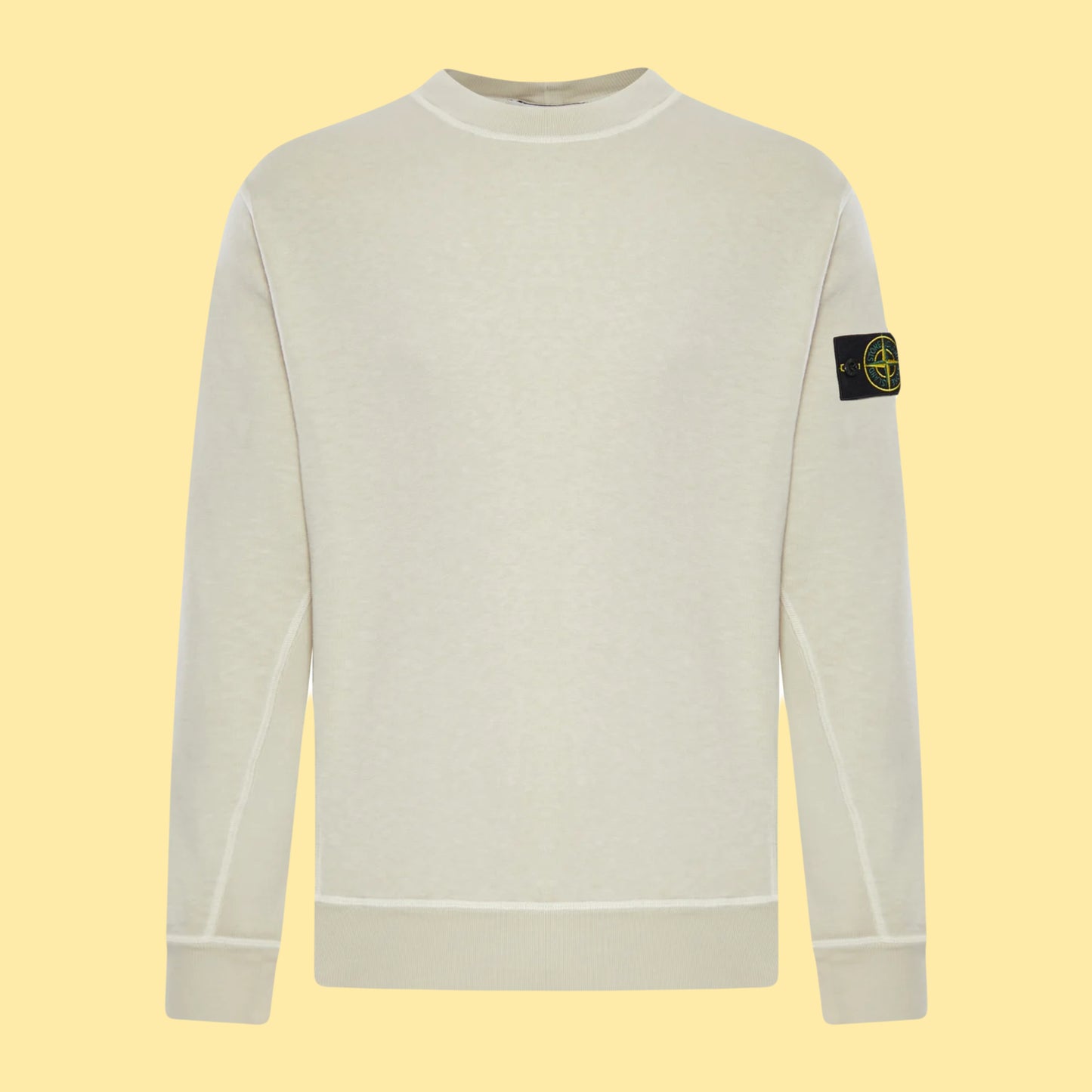 Stone Island Compass Patch Crewneck - Light Green