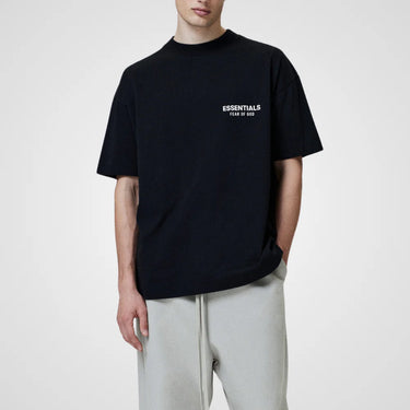 Essentials SS25 Classic T-Shirt - Black/White