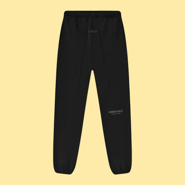 Essentials SS25 Classic Fleece Sweatpants - Jet Black