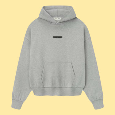Essentials SS25 Classic Fleece Hoodie - Concrete