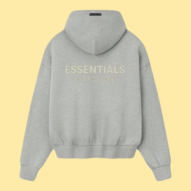 Essentials SS25 Classic Fleece Hoodie - Concrete