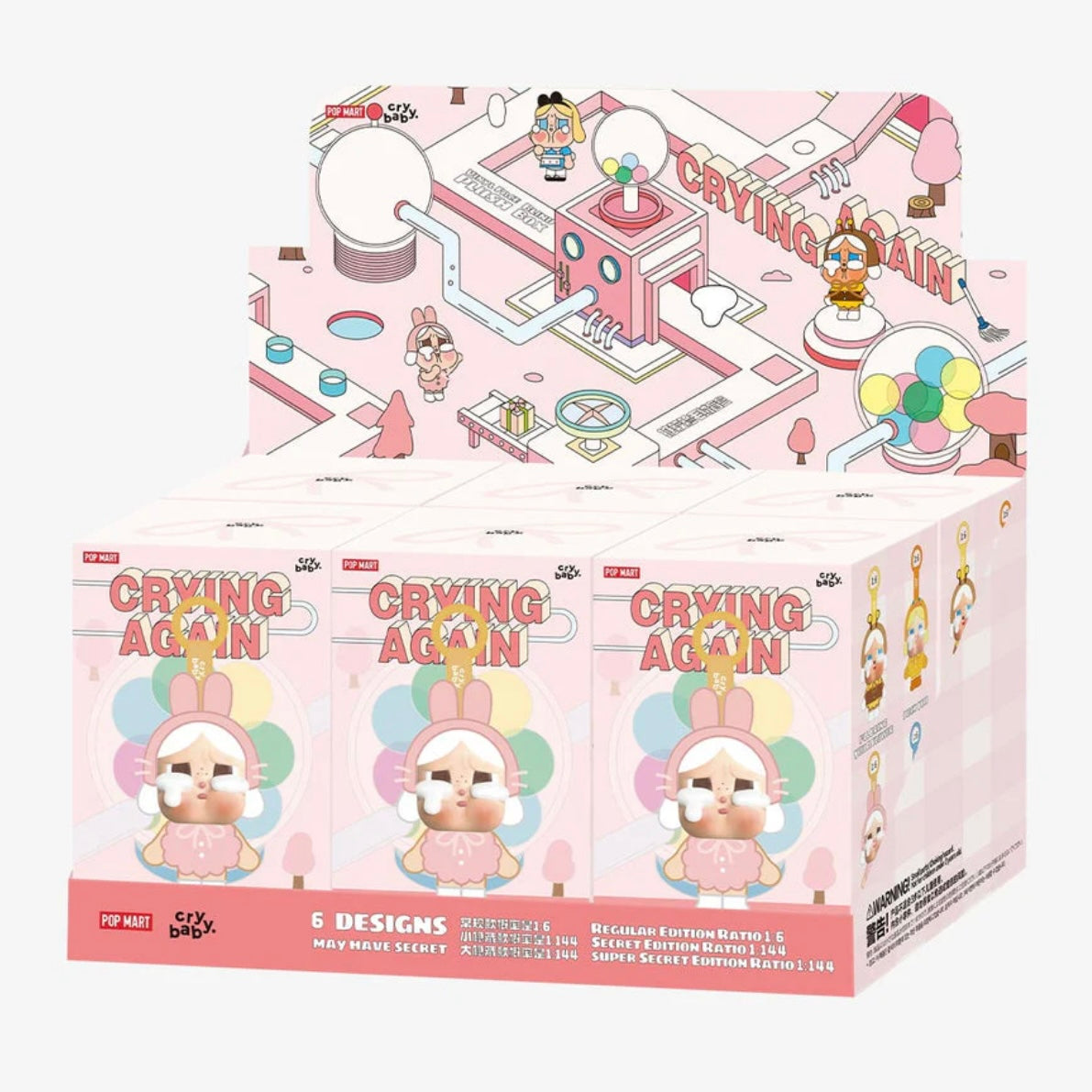 Pop Mart x Crybaby Crying Again Series - Vinyl Plush Pendant Blind Box