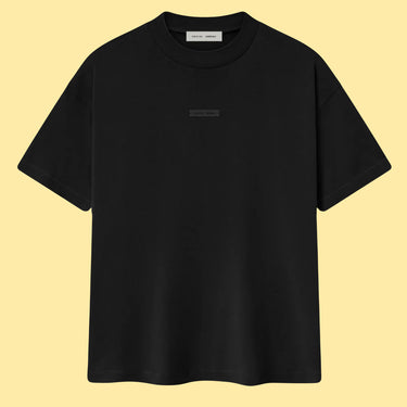 Essentials SS25 Classic Fleece T-Shirt - Jet Black