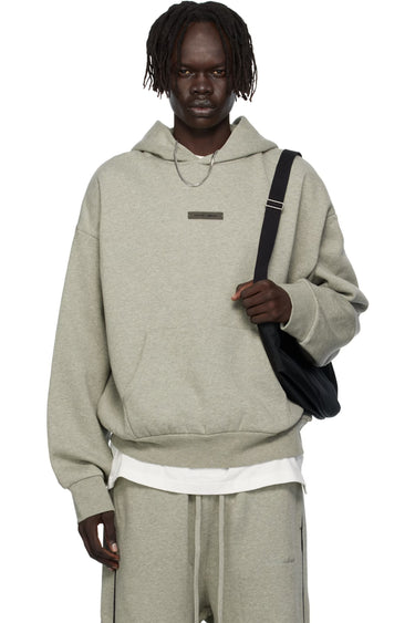 Essentials SS25 Classic Fleece Hoodie - Concrete