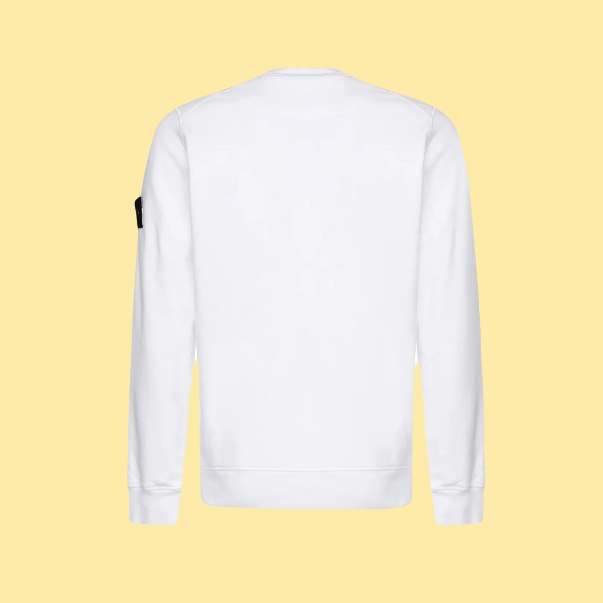 Stone Island Compass Patch Crewneck - White