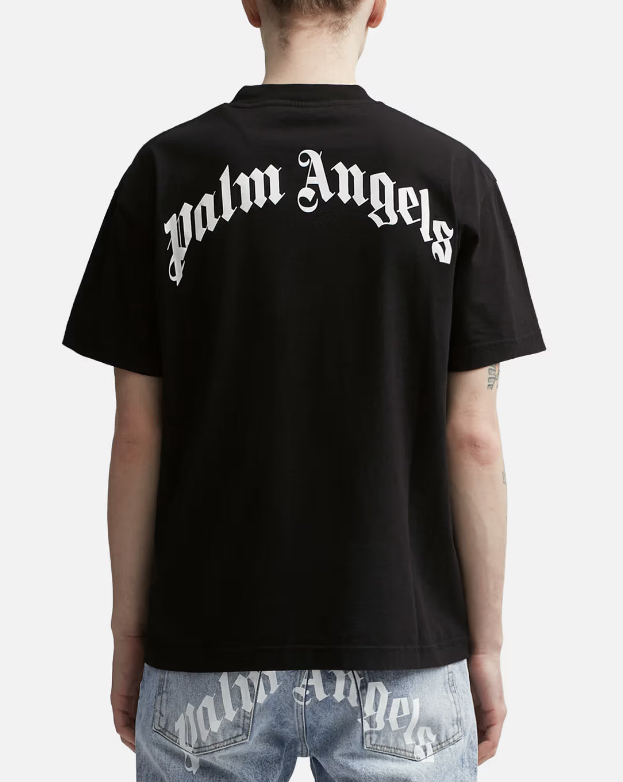 Palm Angels Shark Print T-Shirt - Black