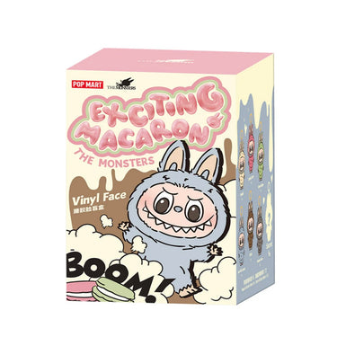 Pop Mart The Monsters Labubu Exciting Macarons Vinyl Face Plush Pendant (Blind Box)