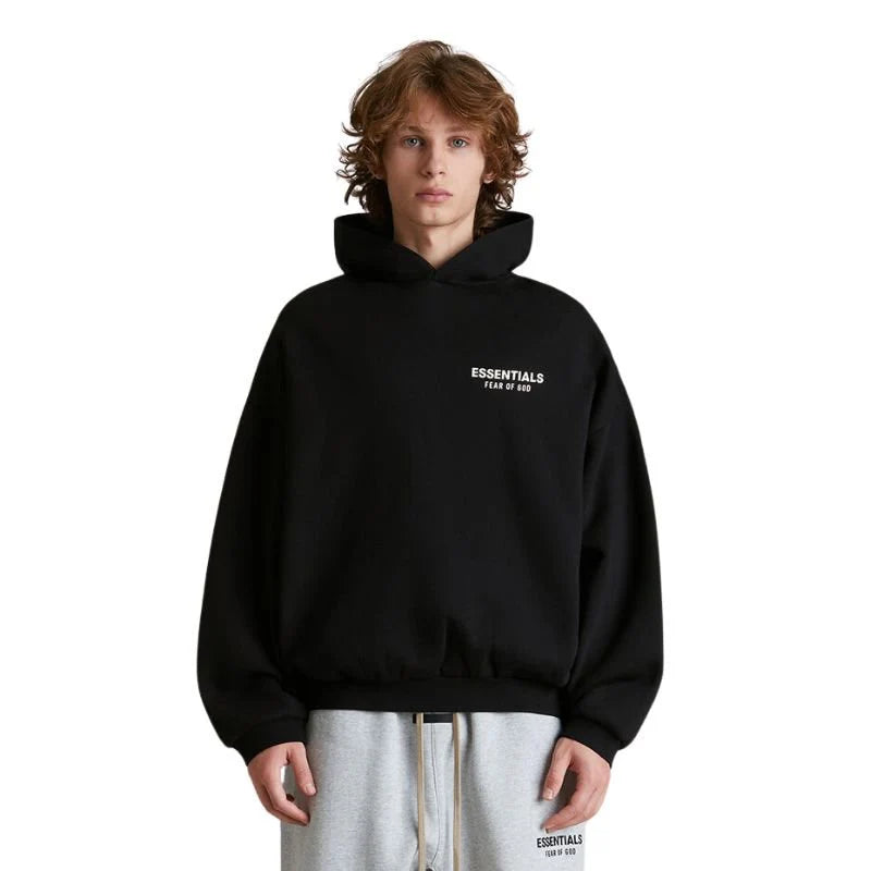 Essentials Fleece Hoodie FW24 - Black