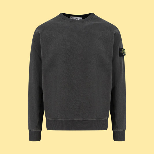 Stone Island Compass Patch Crewneck - Charcoal