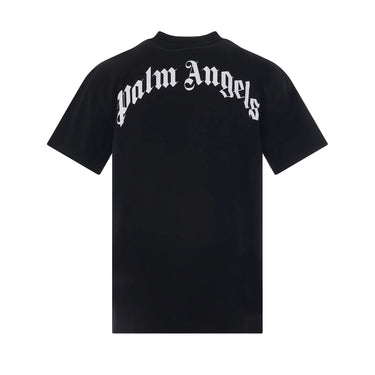 Palm Angels Shark Print T-Shirt - Black