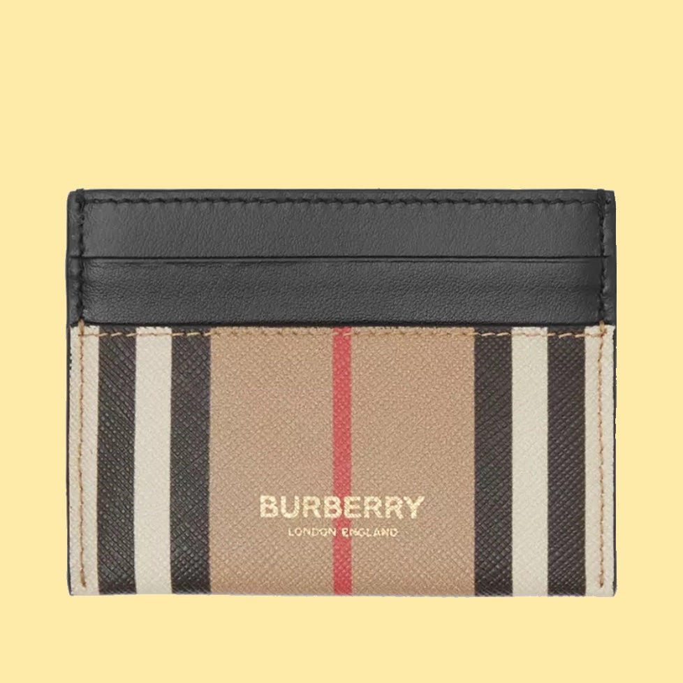 Burberry Icon Stripe Card Holder
